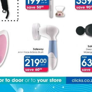 Body brush at Clicks