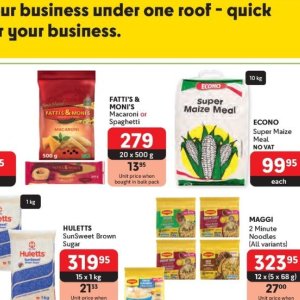 Spaghetti at Makro
