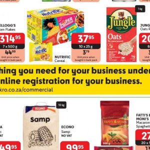 Cereal at Makro