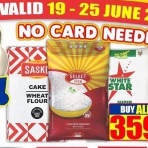 Rice at Three Star Cash and Carry