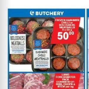 Meatballs at Giant Hyper