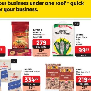 Spaghetti at Makro