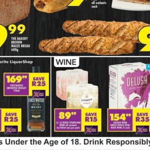 Wine at Shoprite