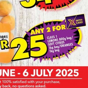 Lemons at Shoprite