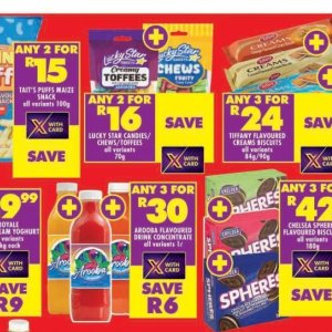 Candies at Shoprite