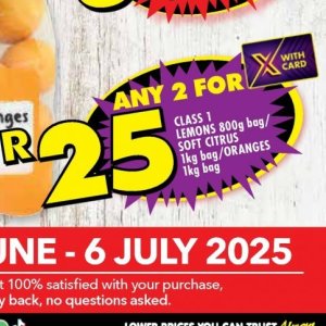 Oranges at Shoprite