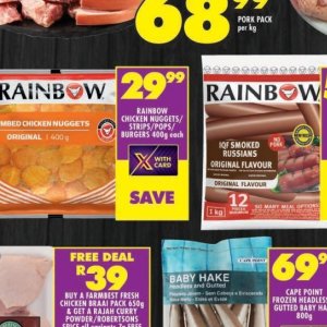 Burgers at Shoprite