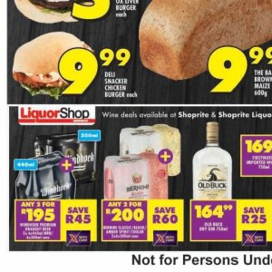 Wine at Shoprite