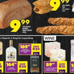 Bread at Shoprite