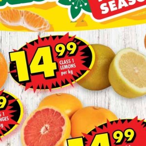 Lemons at Shoprite
