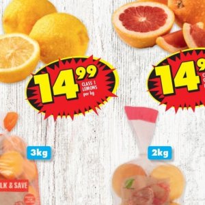 Lemons at Shoprite