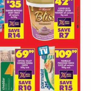 Yoghurt at Shoprite