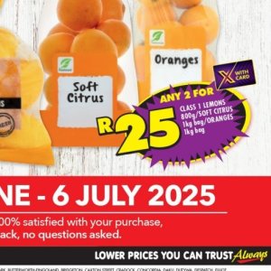 Oranges at Shoprite