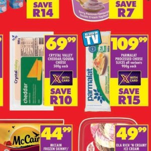 Cheese at Shoprite