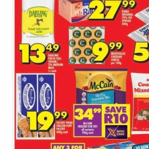 Cream at Shoprite
