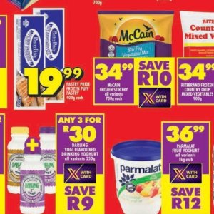 Puff pastry at Shoprite