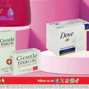 Soap dove  at Shoprite