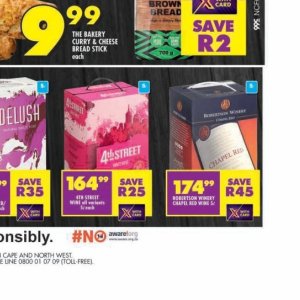 Wine at Shoprite