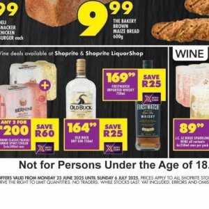 Gin at Shoprite