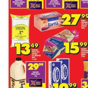 Cream at Shoprite