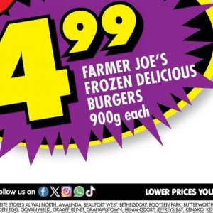 Burgers at Shoprite