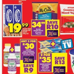 Puff pastry at Shoprite