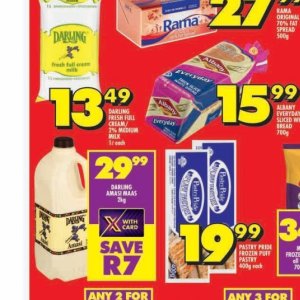 Cream at Shoprite