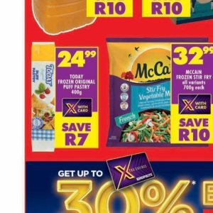 Puff pastry at Shoprite