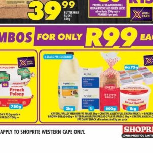Bread at Shoprite