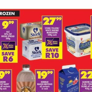 Margarine at Shoprite