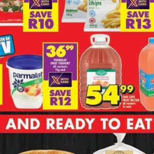 Yoghurt at Shoprite