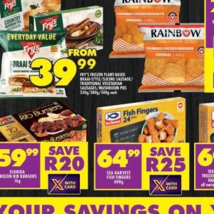 Sausages at Shoprite