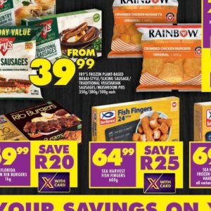 Sausages at Shoprite