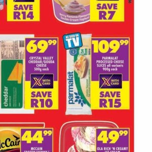 Cheese at Shoprite