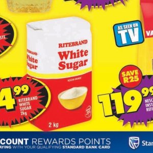 Sugar at Shoprite
