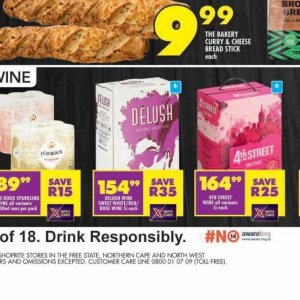 Wine at Shoprite