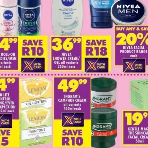 Shower at Shoprite