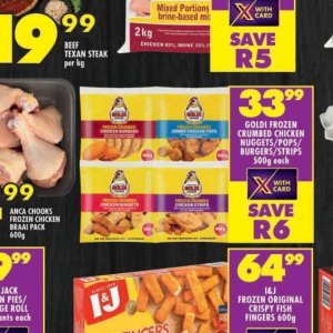 Burgers at Shoprite