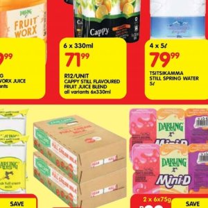 Juice cappy  at Shoprite