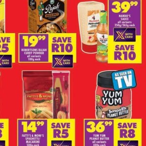 Pasta knorr  at Shoprite