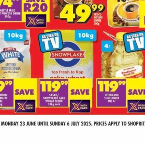 Flour at Shoprite