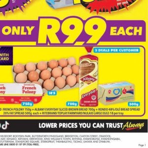 Eggs at Shoprite