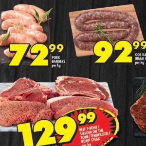 Pork at Shoprite