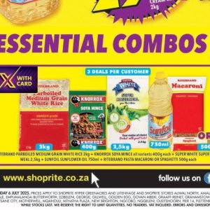 Rice at Shoprite