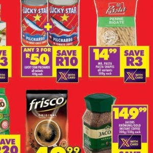Pasta at Shoprite
