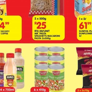 Pasta at Shoprite