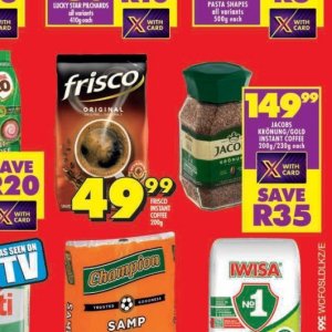 Coffee at Shoprite