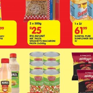 Pasta at Shoprite