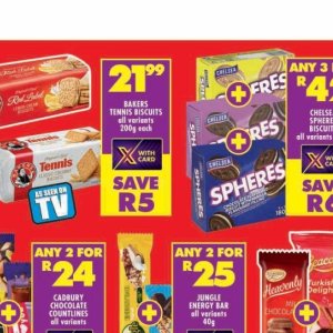 Biscuits at Shoprite