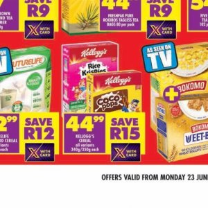Cereal at Shoprite